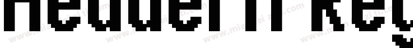 Header11 Regular字体转换